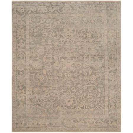 Safavieh 8 x 10 ft. Izmir Hand Knotted Rectangle Area Rug Light Grey & Light Mint IZM174A-8